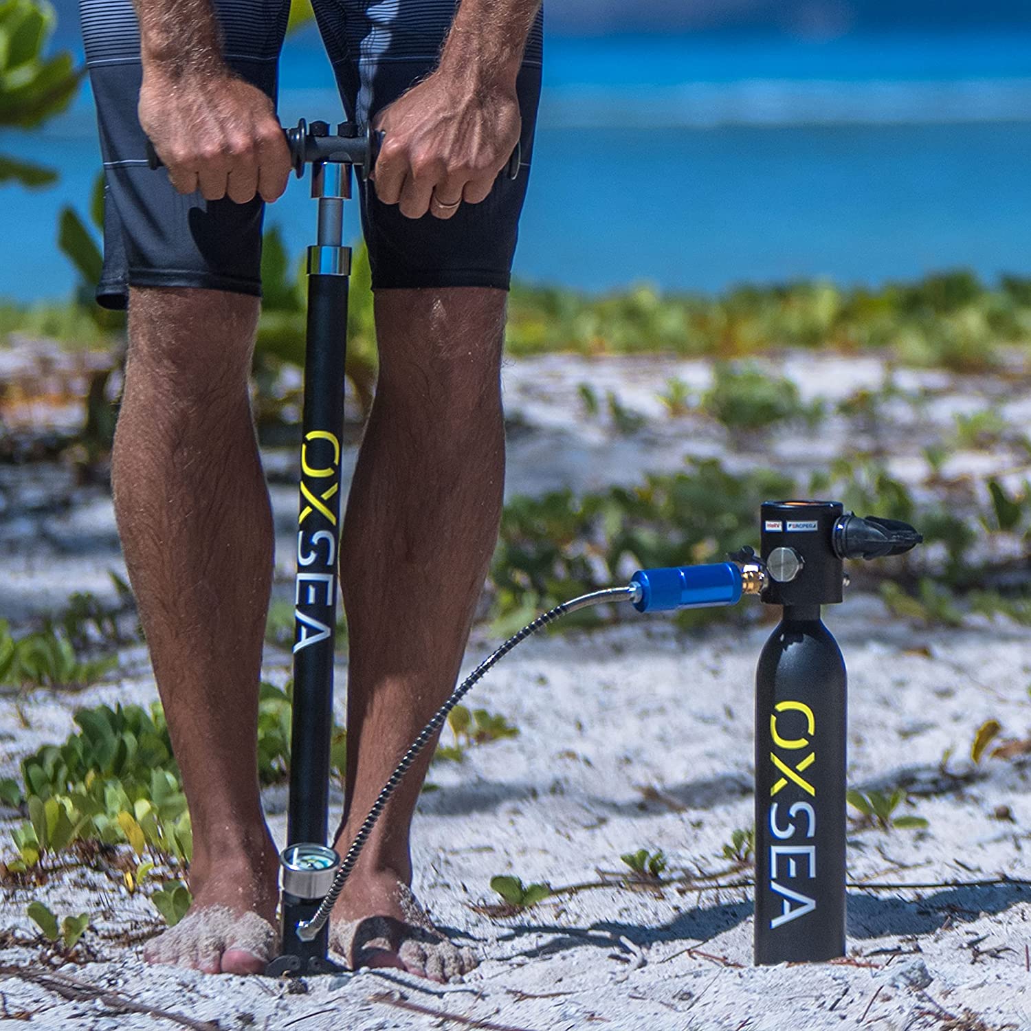 Our opinion on Oxsea, the mini diving tank which allows you to breathe for 15 minutes underwater